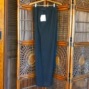 LIZ CLAIBORNE Gauzy Wide-Leg Pant Black XL NWT